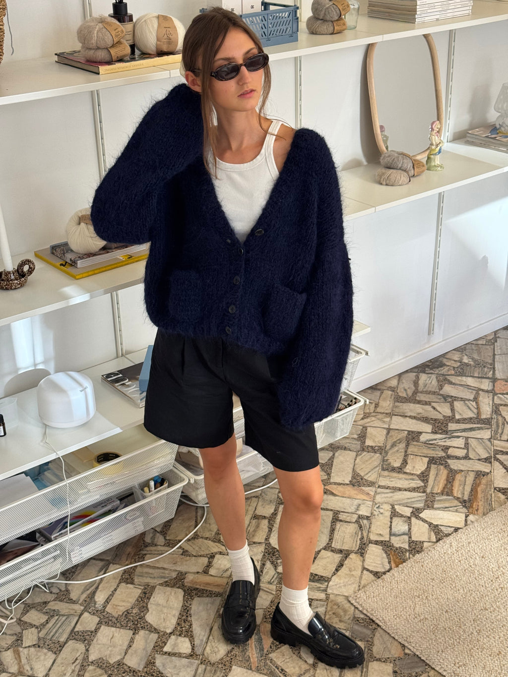 Kardigan z kieszeniami Fuji