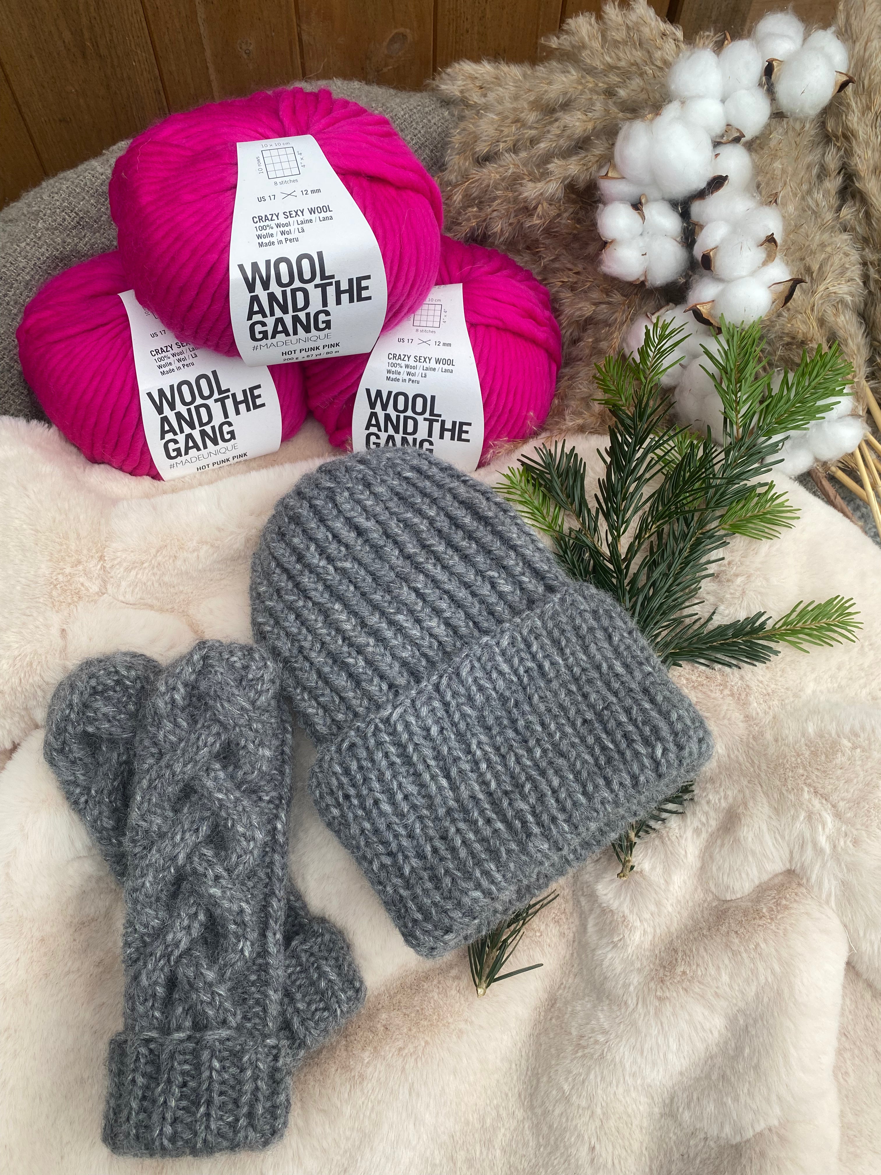 Rękawiczki z warkoczem